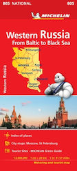 Western Russia - Michelin National Map 805