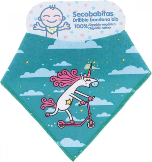 Laken Unicorning Fabric Baby Bandana Bib for 3 m+