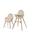 Kinderkraft Fini 2 Baby Highchair 2 in 1 with Adjustable Height Beige
