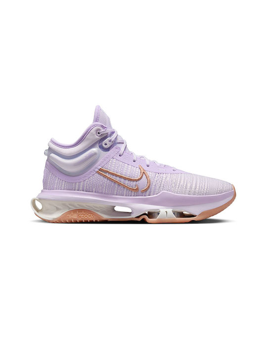 Nike G.T. Jump 2 Mare Pantofi de baschet Barely Grape / Lilac Bloom / Dusted Clay / Metallic Red Bronze