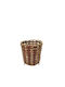 Espiel Tabletop Wicker Lantern Brown 18x18x24cm