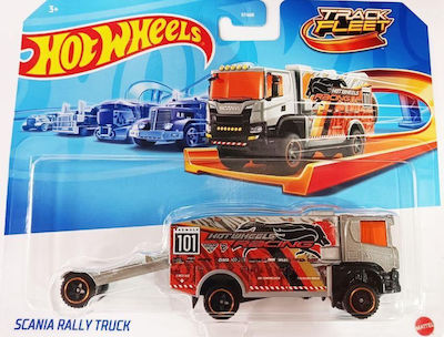 Mattel Hot Wheels Track Stars Scania Rally Truck Grey Hxp25