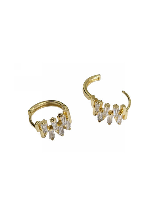 Kostibas Fashion Earrings Gold Plated