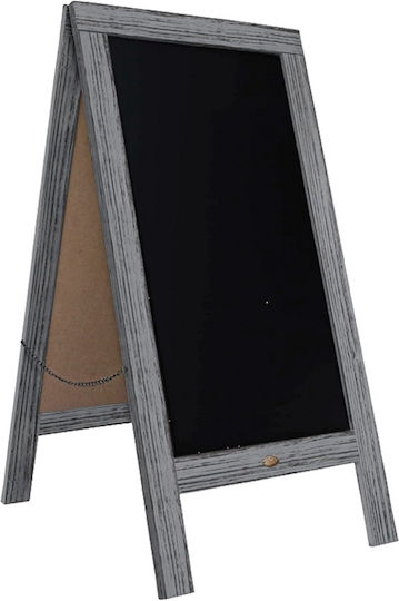 Holz Boden-Kreidetafel 69x145cm
