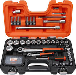 Bahco SL79 Set Cheie Tubulare și Chei Cu Clichet 1\2" & 1\4" 79 Bucăți Bahco SL79 Set Cheie Tubulare și Chei Cu Clichet 1\2" & 1\4" 79 Bucăți