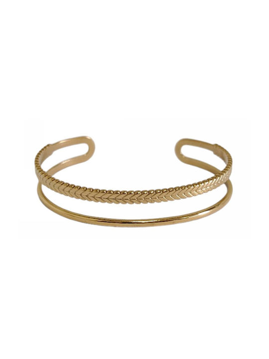 Kostibas Fashion Bracelet made of Steel Gold Plated