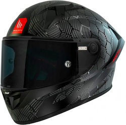 MT Full Face Helmet DOT / ECE 22.06 Solid Carbon Gloss