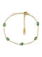 Kostibas Fashion Women's Bracelet made of Steel Gold Plated