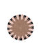 Espiel Handmade Multicolour Decorative Plate Made of Wicker Material 50x1x50cm