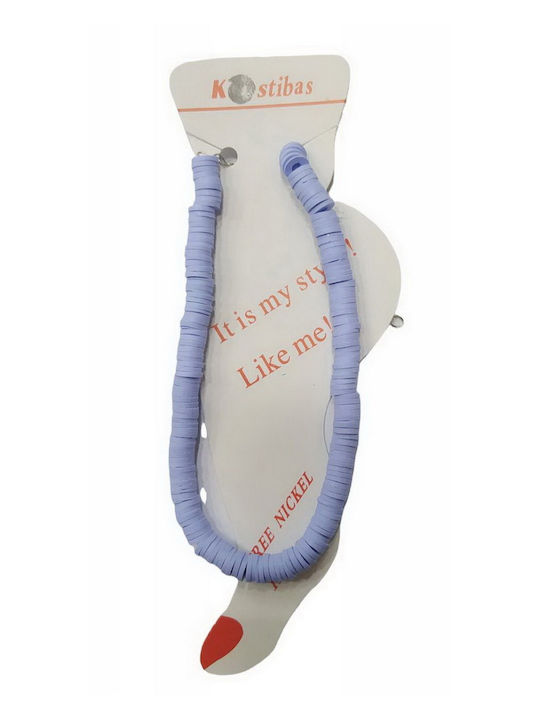 Kostibas Fashion Fußarmband Hellblau