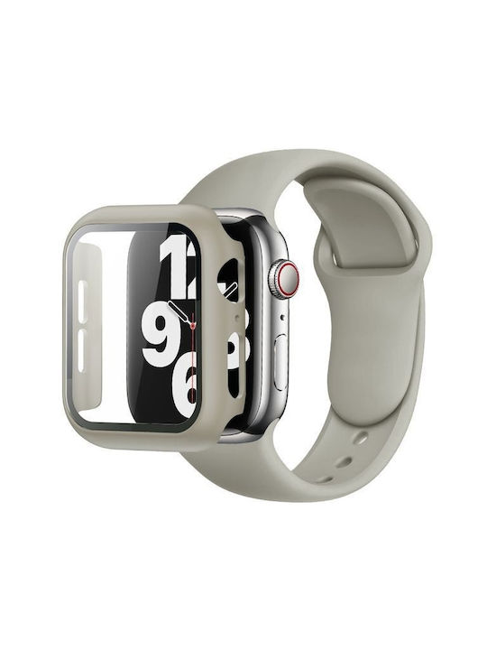 Plastikhülle in Gray Farbe für Apple Watch Serie 7 41mm