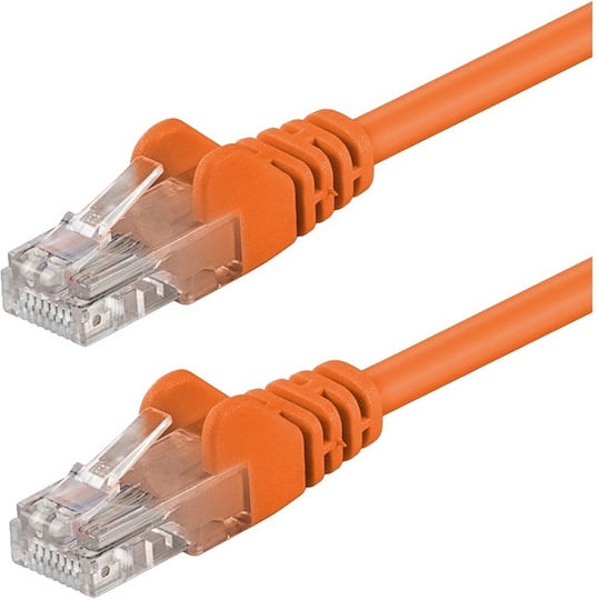Intellinet U/UTP Cat.5e (Gigabit) Καλώδιο Δικτύου Ethernet 0.5m Πορτοκαλί