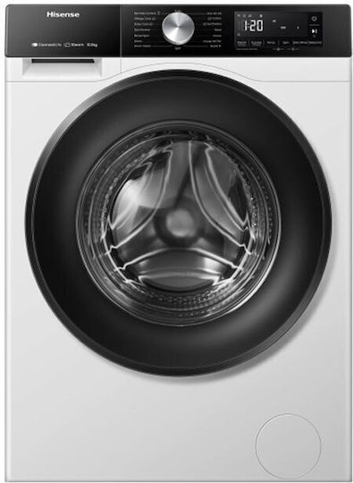 Hisense Πλυντήριο Ρούχων 10.5kg με Τεχνολογία Ατμού 1400 Στροφών Auto Wash WF3S1043BW3