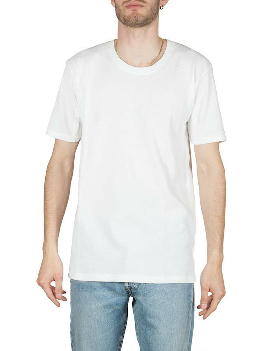 Emanuel Navaro Herren T-Shirt Kurzarm Weiß