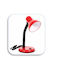 Metallic Office Lamp in Red Color