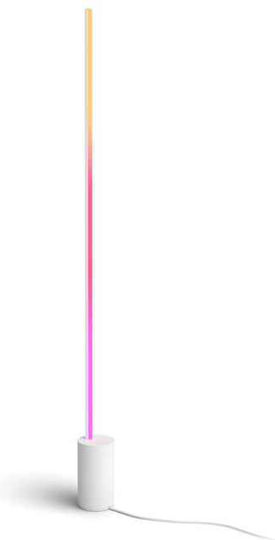 Philips Gradient Signe LED Подова Лампа В145.8xД11.1см. с RGBW Светлина 1800лм Бял