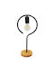 Globo Lighting Decorative Lamp with Socket for Bulb E27 Black
