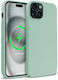 Crong Color Back Cover Σιλικόνης Πράσινο (iPhone 15)
