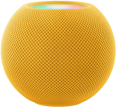 Apple HomePod Μini Smart Hub mit Lautsprecher Kompatibel mit Apple HomeKit Gelb Gelb