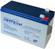 Pattern UPS Batterie mit Kapazität 7Ah und Spannung 12V 1Stück
