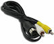 Sega Mega Drive 1 Master System 1 Rca Av Cable Oem New