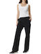 Damen Stoff Hose Black