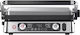 Braun MultiGrill 9 Pro Tabletop Electric Grill Ribbed Plate 2200W with Lid and Adjustable Thermostat 37cmx23cmcm