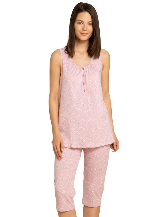 Noidinotte Summer Women's Pyjama Set Cotton Rose