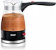 Raf Electric Greek Coffee Pot 600W with Capacity 500ml Black