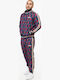 Ανδρικό Πολυεστερικό Σετ Φόρμα & Ζακέτα Lonsdale Redford Slim Fit Navy Red