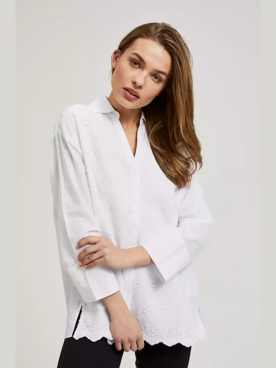 Make your image Women's Long Sleeve Shirt White