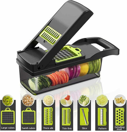 Δοχείο Plastic Vegetable Chopper Manual 14pcs