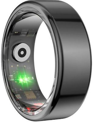 Colmi R02 Smart Ring 18.1mm με Παλμογράφο Μαύρο