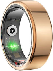 Colmi R02 Smart Ring (Size 10 - 19.8mm) Activity Tracker με Παλμογράφο Χρυσό