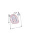 Electric Baby Relax Swing 2 in 1 with Music Pink for Child up to 9kg