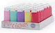 Cricket Mini Pastel Feuerzeug Box mit 50 Stück 0037