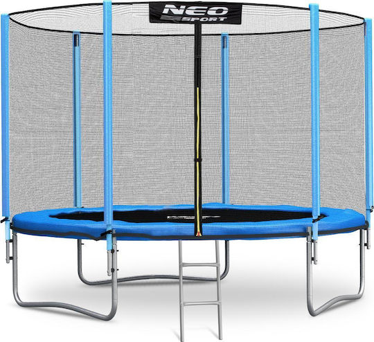 NEO Sport Τραμπολίνο Εξωτερικού Χώρου Διαμέτρου 252εκ. με Προστατευτικό Δίχτυ & Σκάλα