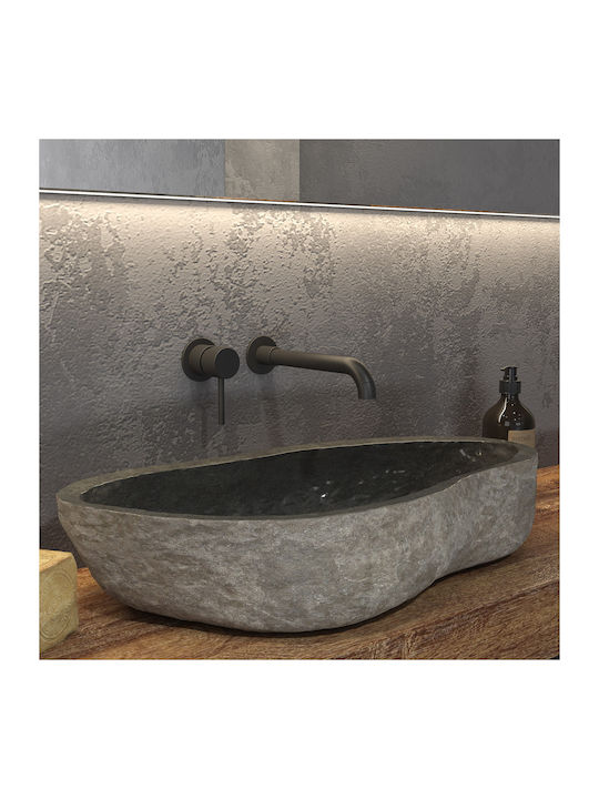 Karag Vessel Sink Stone cmcm Grey