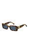 Tommy Hilfiger Women's Sunglasses with Brown Tartaruga Plastic Frame and Blue Lens TH2125/S HJV/KU