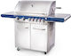 G21 Gas Grill Grate 81cmx50cmcm with 7 pcs 20kW and Side Burner Infrared