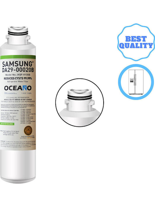 Oceano Replacement Water Filter for Samsung Refrigerator