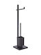 Beliani Badezimmer-Accessoire-Set Gray