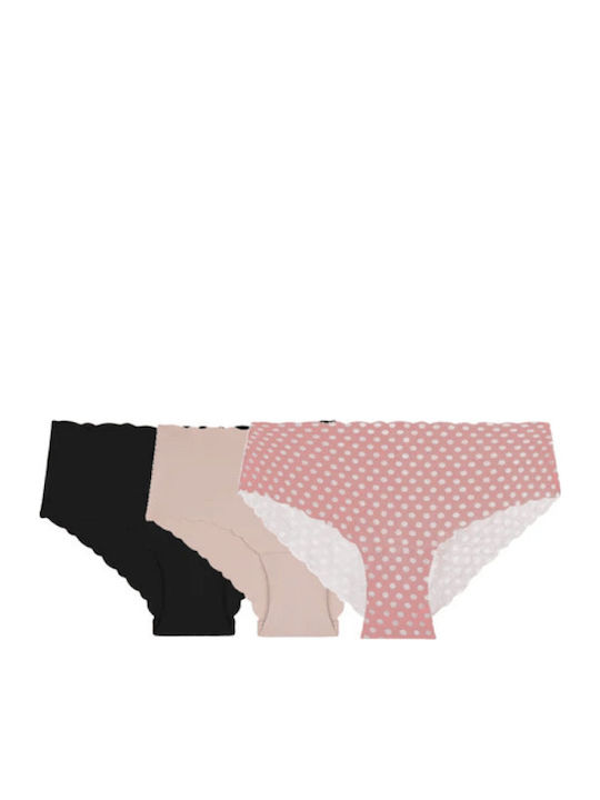 Variance Damen Slip 3Pack Nahtlos Salmon