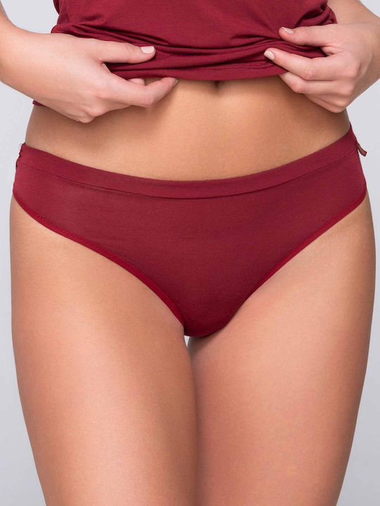 Luna Damen Brasilien mit Spitze Red