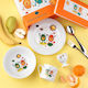 SP Tableware Комплект за Хранене Froggy от Порцелан Бял 4бр