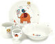 SP Tableware Set Essgeschirr aus Porzellan Gray 4Stück