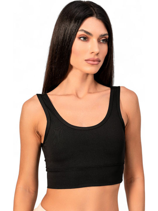 Women's Crossback Sports Bra Kota Kt6415-black