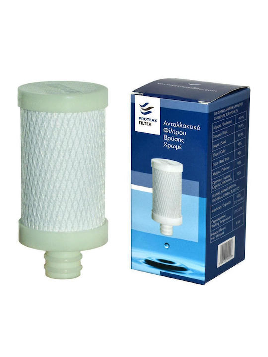 Proteas Filter Water Filter Replacement for Faucet made of Activated Carbon PFFC-CB EW-011-0100