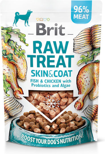 Brit Care Hund Rohfutter Haut & Fell Fisch & Huhn Probiotika Algen 40g