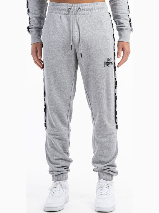 Lonsdale Grutness Παντελόνι Φόρμας με Λάστιχο Γκρι